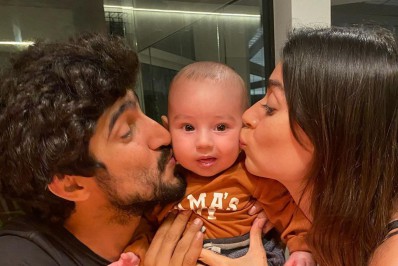 Thaila Ayala e Renato Góes comemoram cinco meses do filho, Francisco