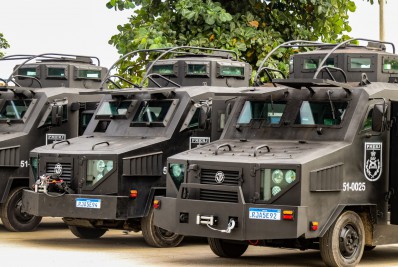 Polícia Militar recebe novos blindados com câmeras