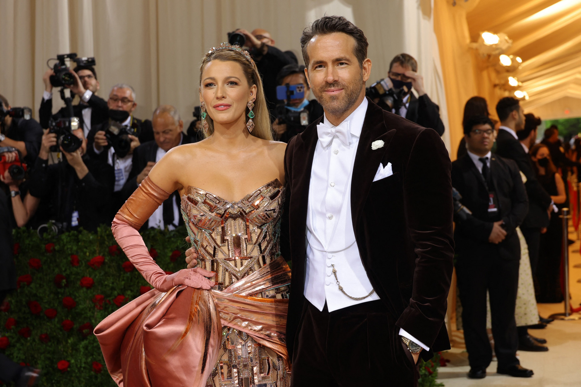 Blake Lively e Ryan Reynolds - AFP