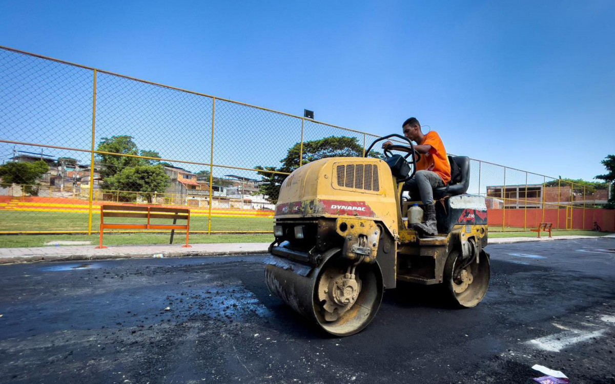 A Rua Jaciara passou por transforma&ccedil;&atilde;o e ganhou camada de asfalto