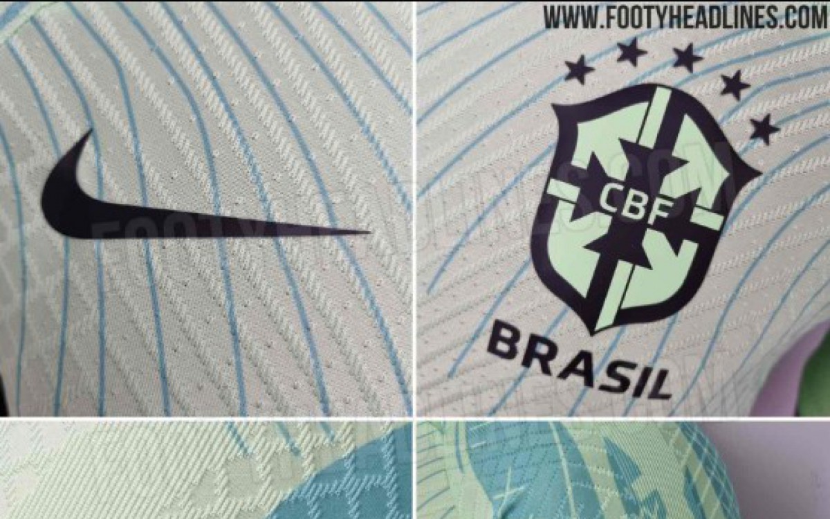 Detalhes da nova camisa de treino da Seleção Brasileira