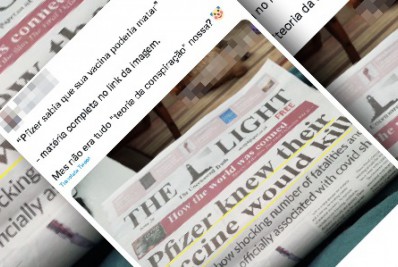 Post usa texto que manipula dados para atacar a segurança das vacinas