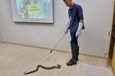 Águas do Rio realiza treinamento sobre manejo com animais peçonhentos