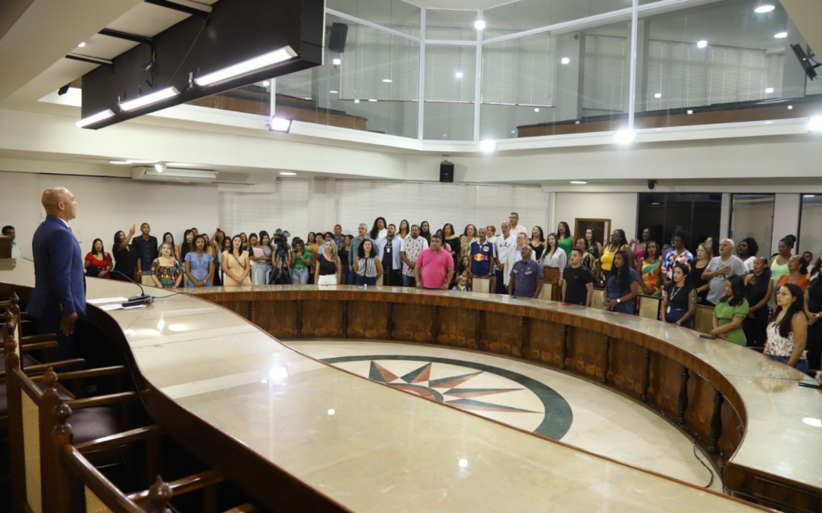 Trabalhadores são homenageados na Câmara de Duque de Caxias - Divulgação