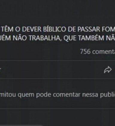 Pode não pastor!