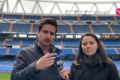 Problema de transmissão obriga repórteres a narrarem duelo entre Real Madrid e Manchester City