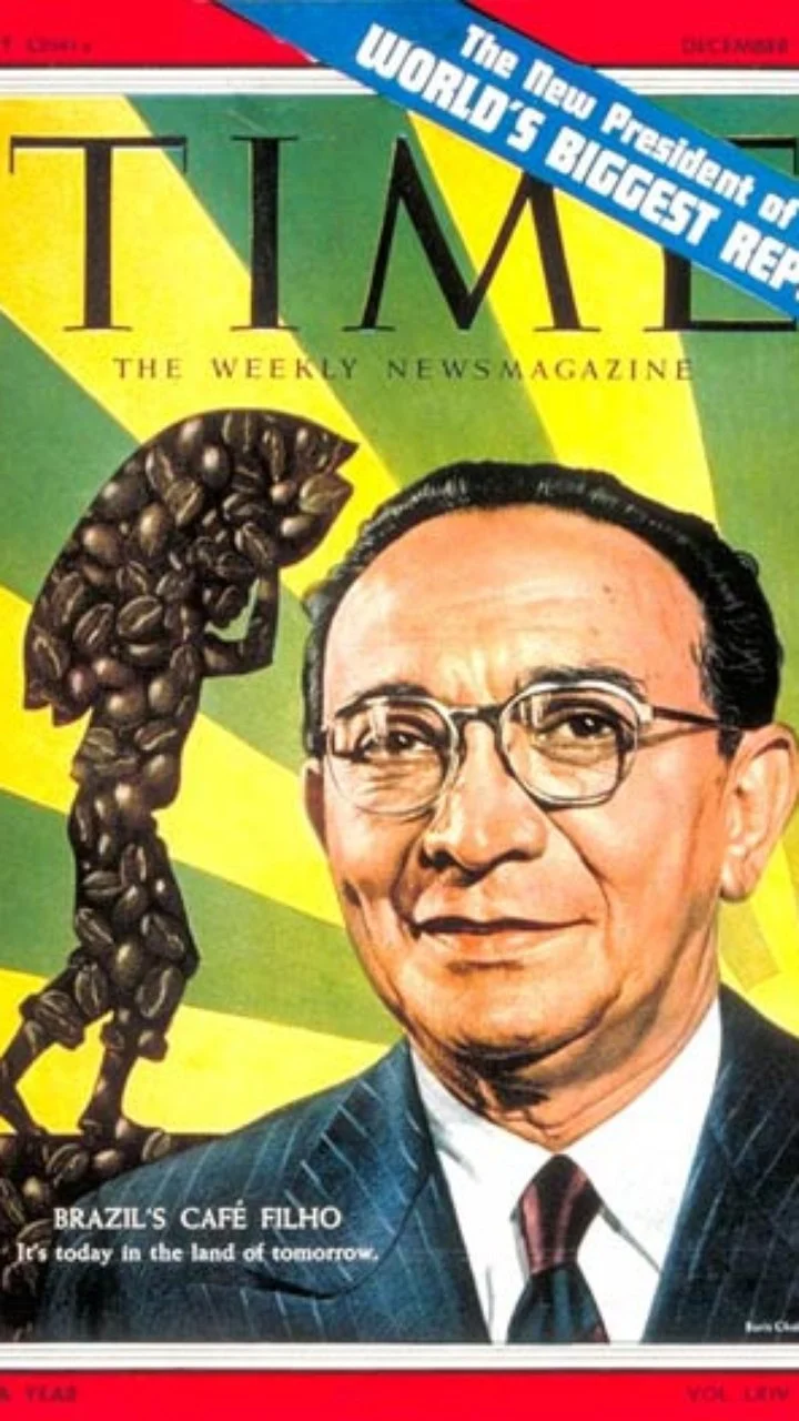 Caf&eacute; Filho - Reprodu&ccedil;&atilde;o Revista Time