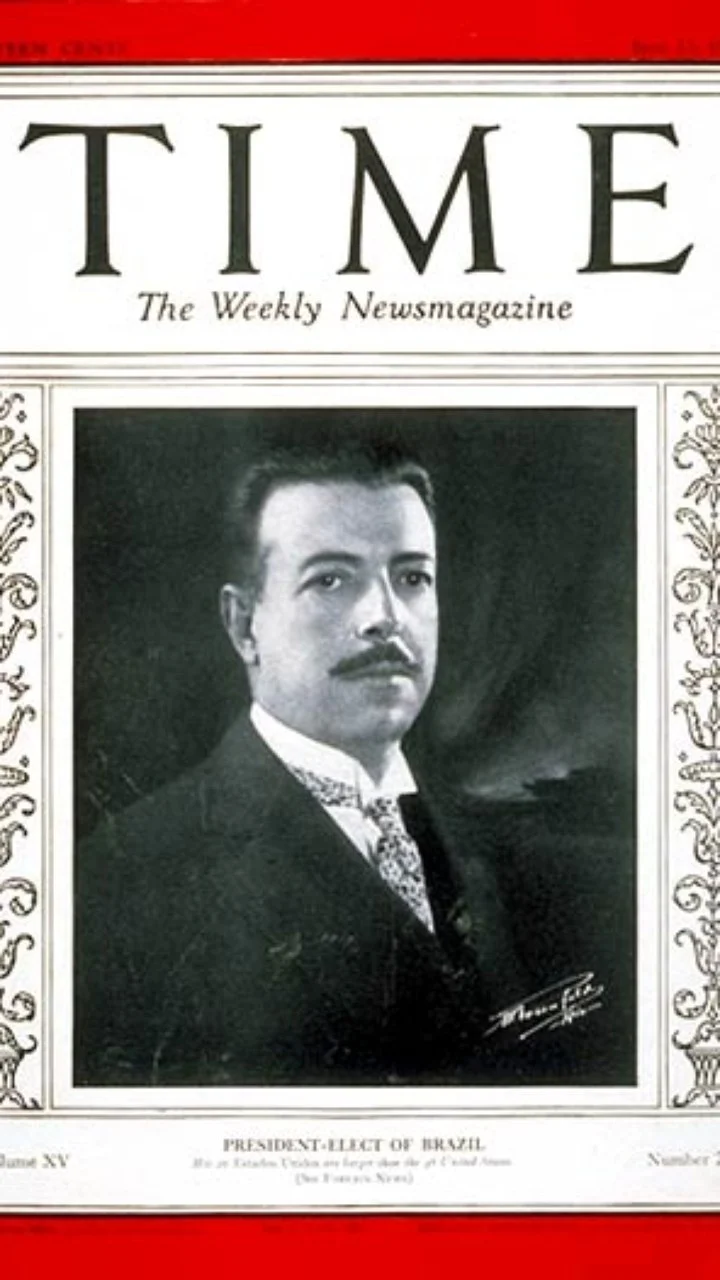 J&uacute;lio Prestes - Reprodu&ccedil;&atilde;o Revista Time