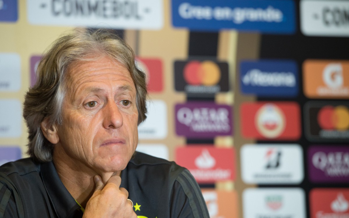Coletiva Jorge Jesus em Guayaquil - 23-07-2019
Foto: Alexandre Vidal / Flamengo