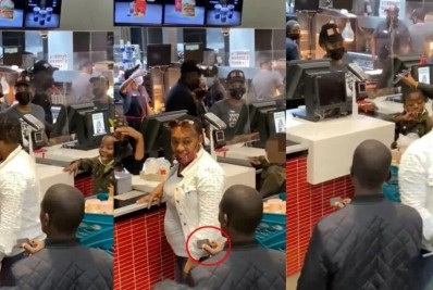 Homem pede mulher em casamento na fila do McDonald's e reação viraliza na internet