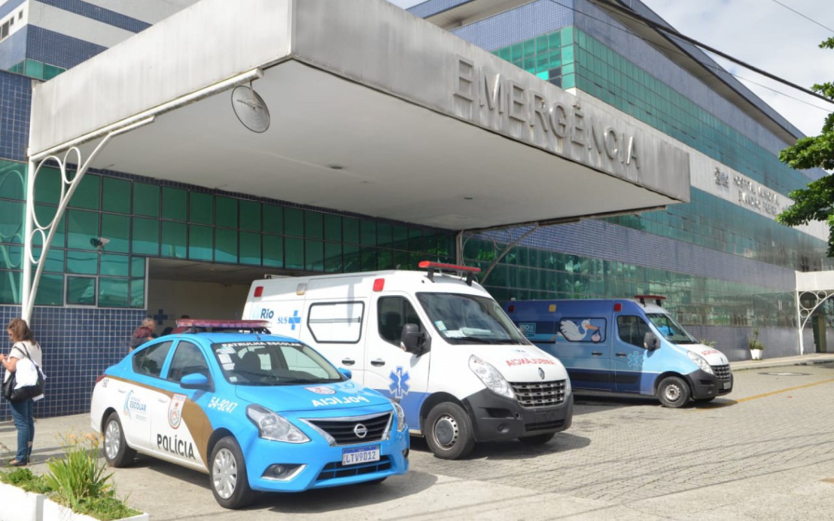 Os adolescentes feridos no caso foram levados para o Hospital Evandro Freire, na Ilha do Governador