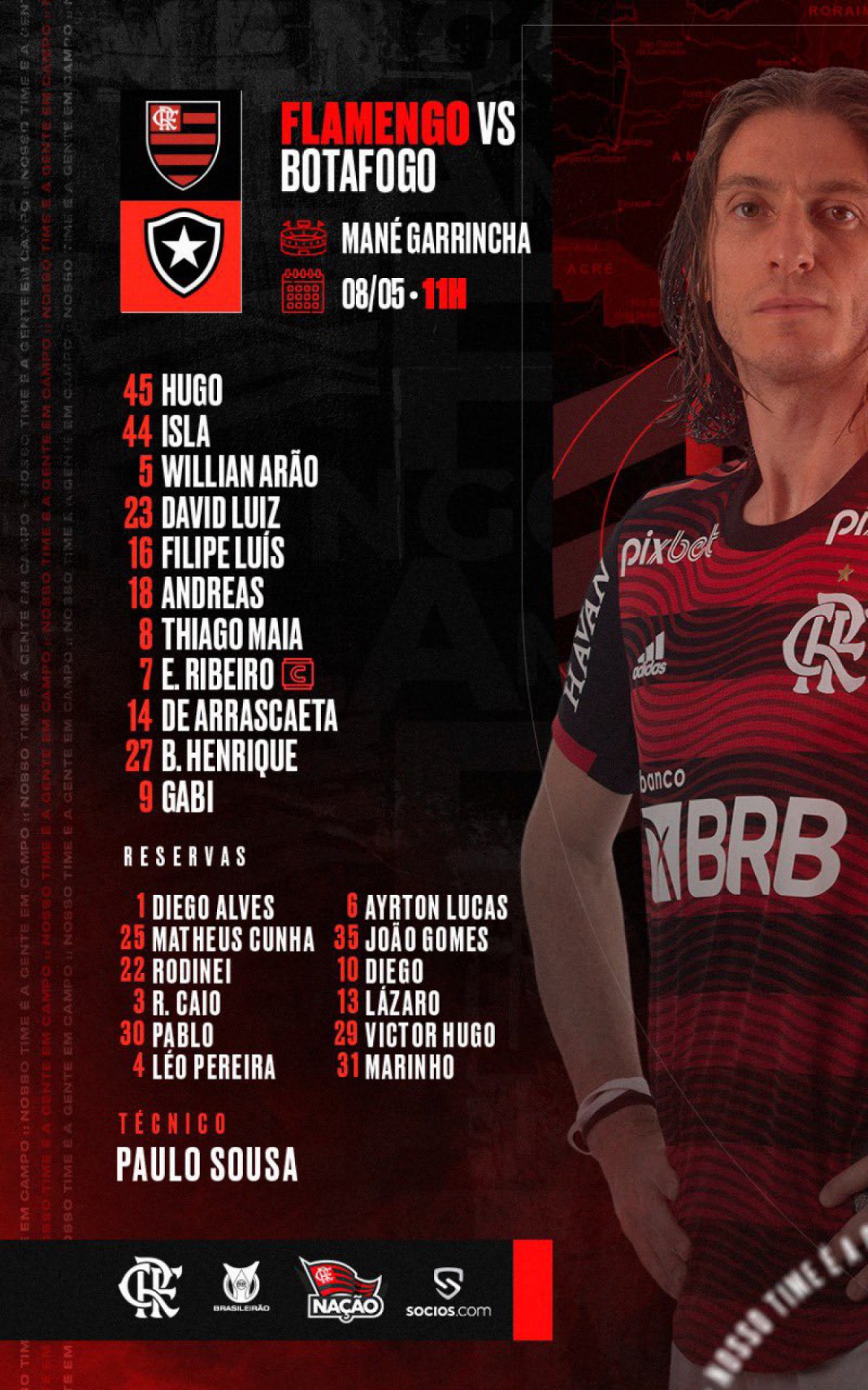 Escala&ccedil;&atilde;o do Flamengo