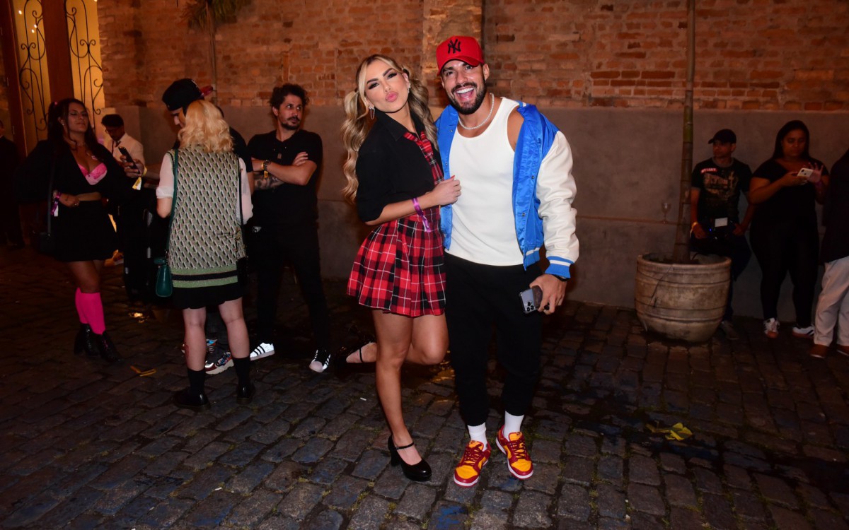 Bil Araújo e Erika Schneider  -  Leo Franco e Lucas Ramos/ AgNews