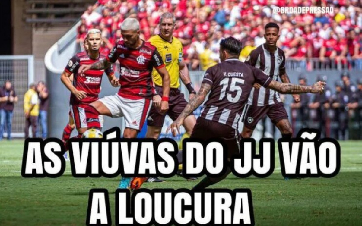 Memes da vit&oacute;ria do Botafogo sobre o Flamengo