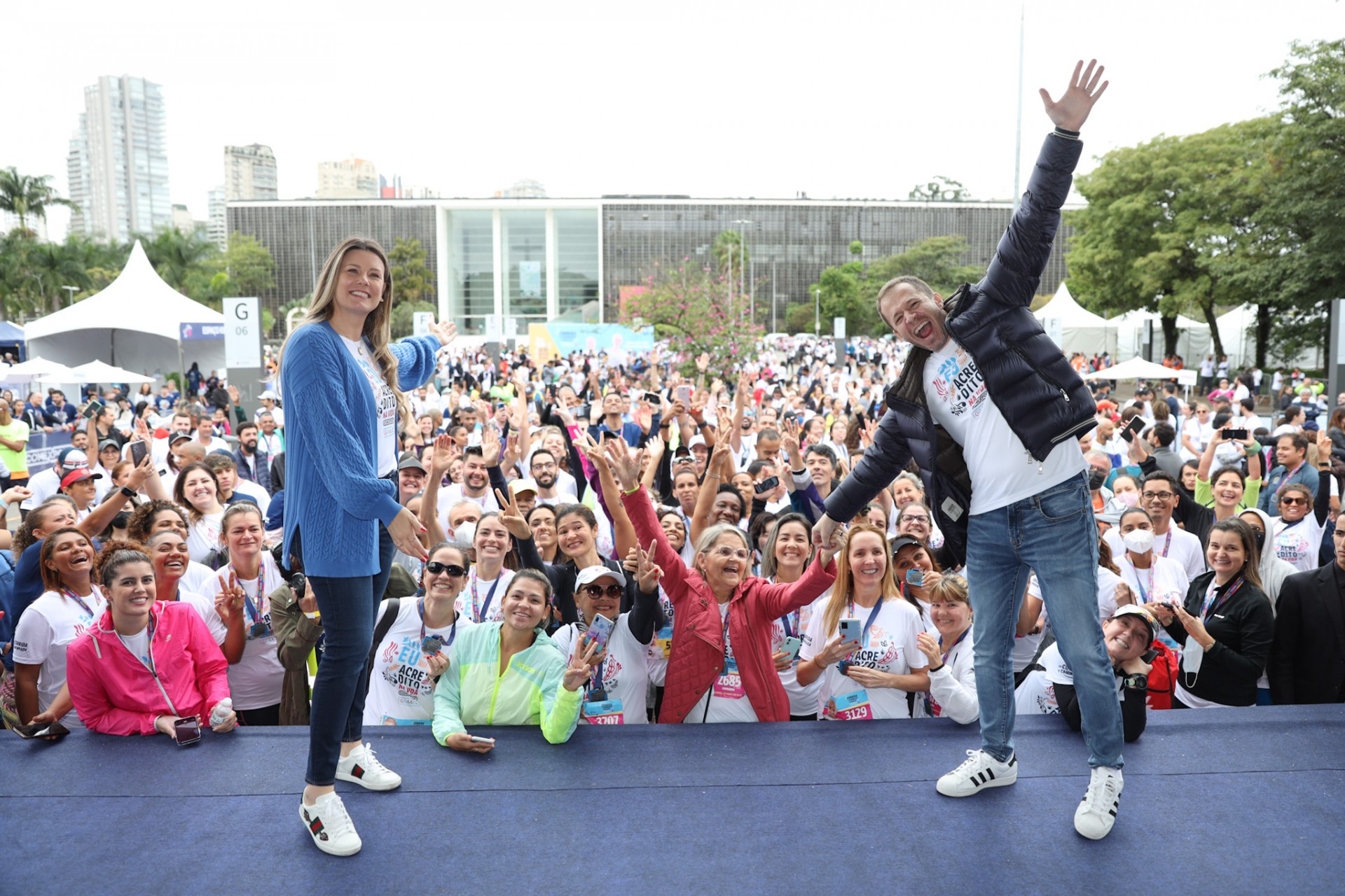 Daiana Garbin e Tiago Leifert - Lucas Ramos / AgNews