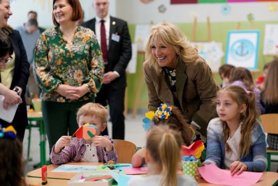 Jill Biden realiza visita surpresa à Ucrânia