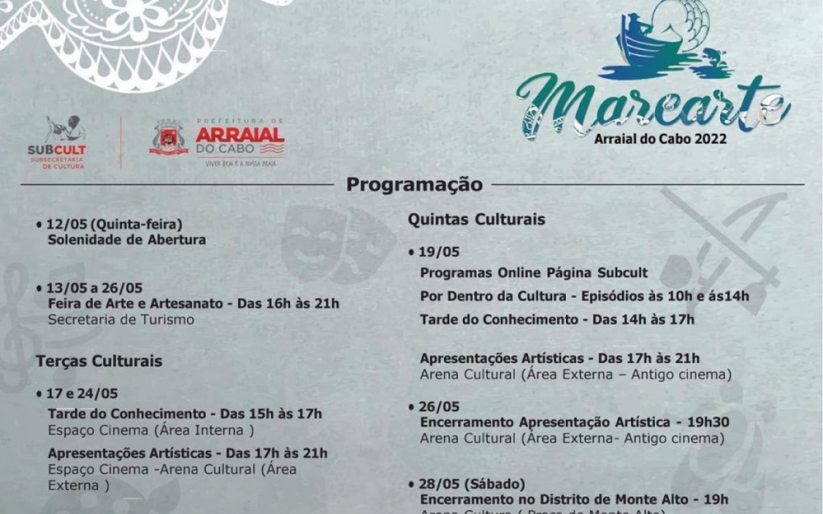 Arraial do Cabo comemora 37 anos de emancipa&ccedil;&atilde;o com shows de P&eacute;ricles, Z&eacute; Ramalho e Seu Jorge