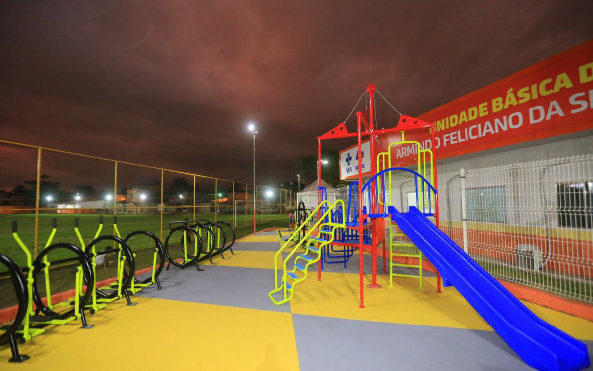 O Campo do Z&eacute; Macaco fica ao lado da Unidade B&aacute;sica de Sa&uacute;de