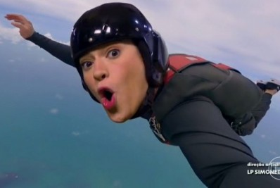 Ana Clara 'salta de paraquedas' na estreia de 'No Limite - A Eliminação'