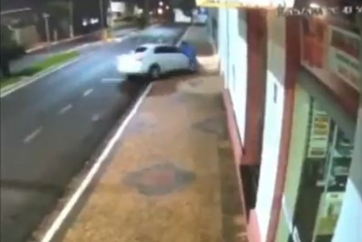 Suspeito de furtar igreja é atropelado por padre em Santa Cruz do Rio Pardo