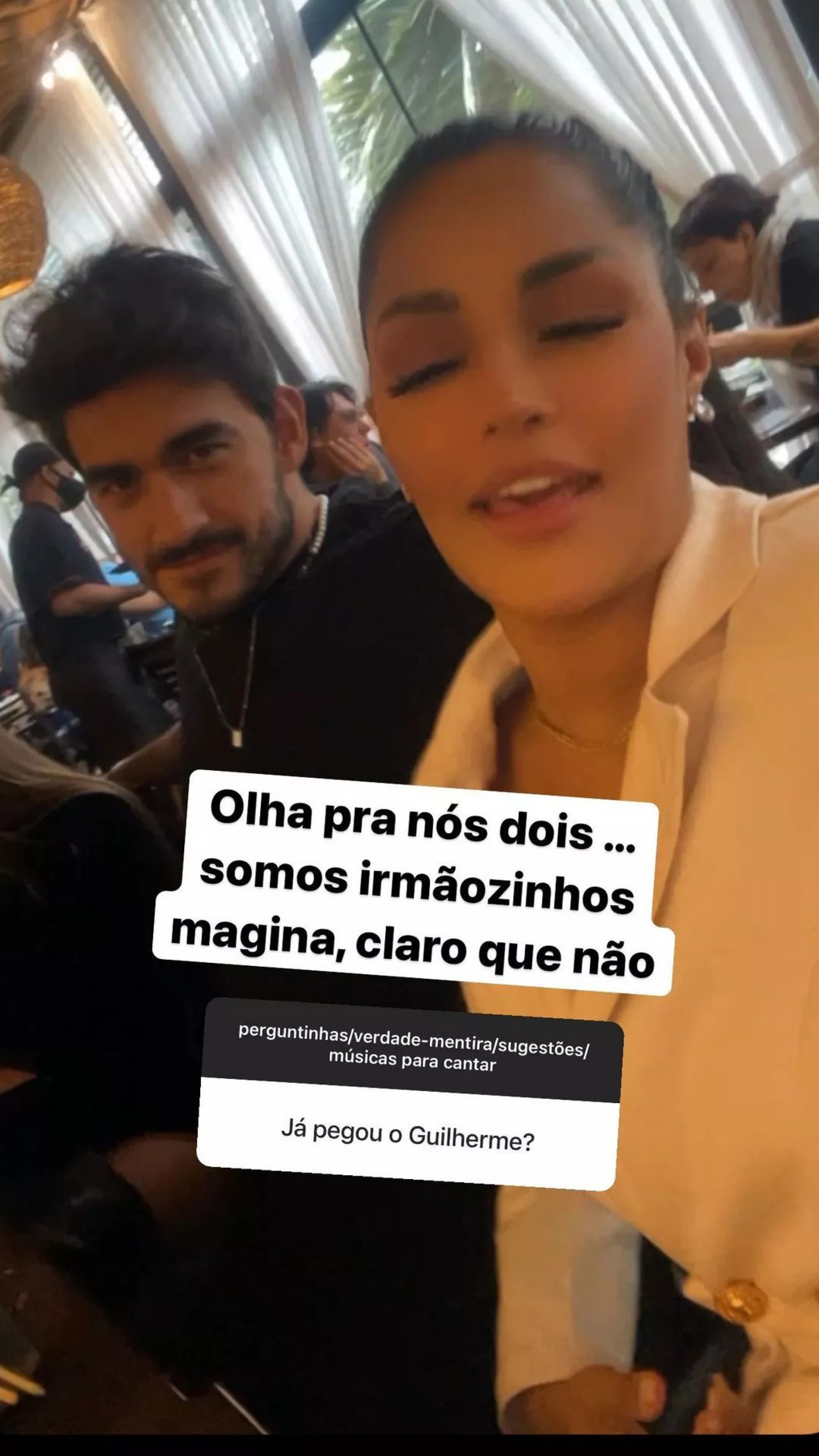 Flay nega ter ficado com Gui Napolitano após revelar affair com ex-participante do 'BBB 20' - Reprodução/Instagram