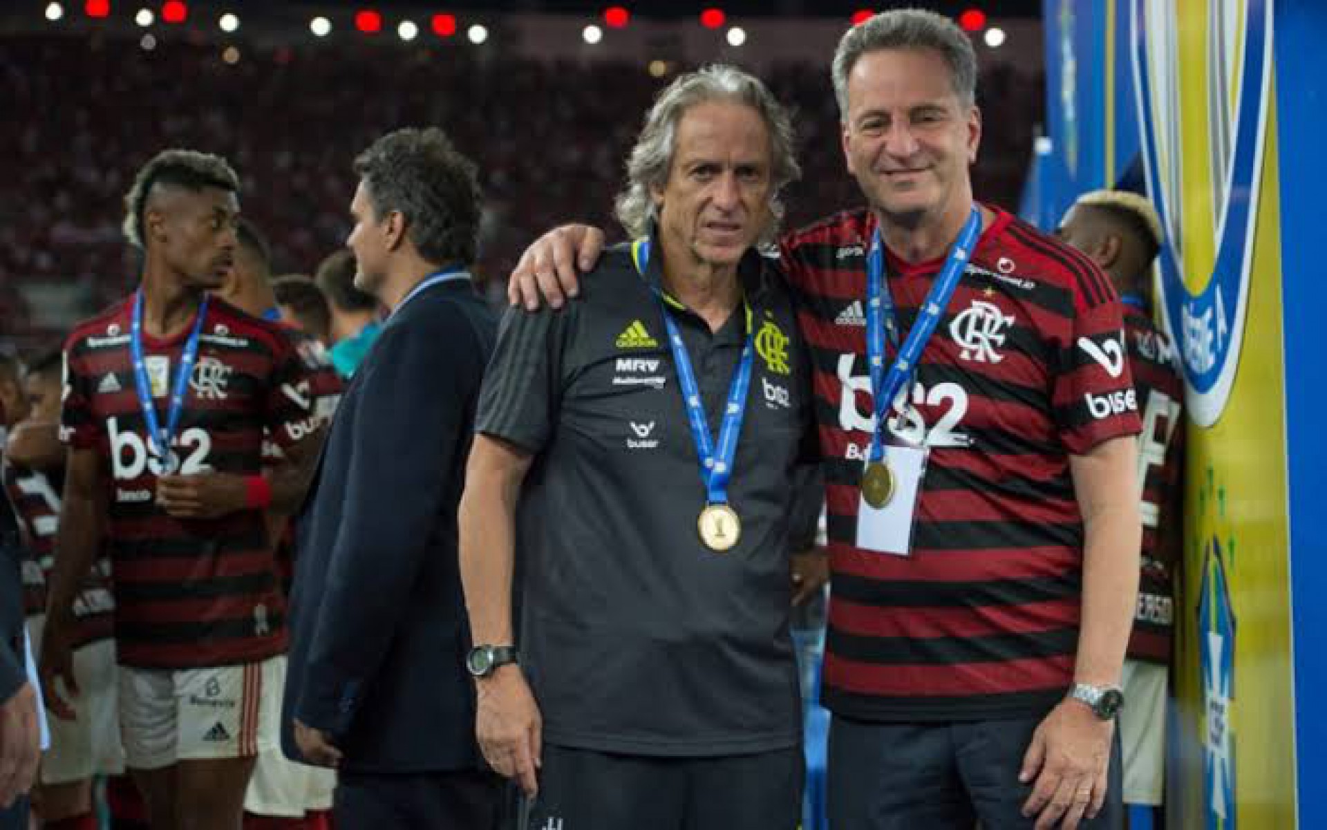 Jorge Jesus e Rodolfo Landim - Divulga&ccedil;&atilde;o