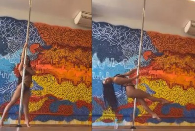 Ex-BBB Maria retoma aulas de pole dance 
