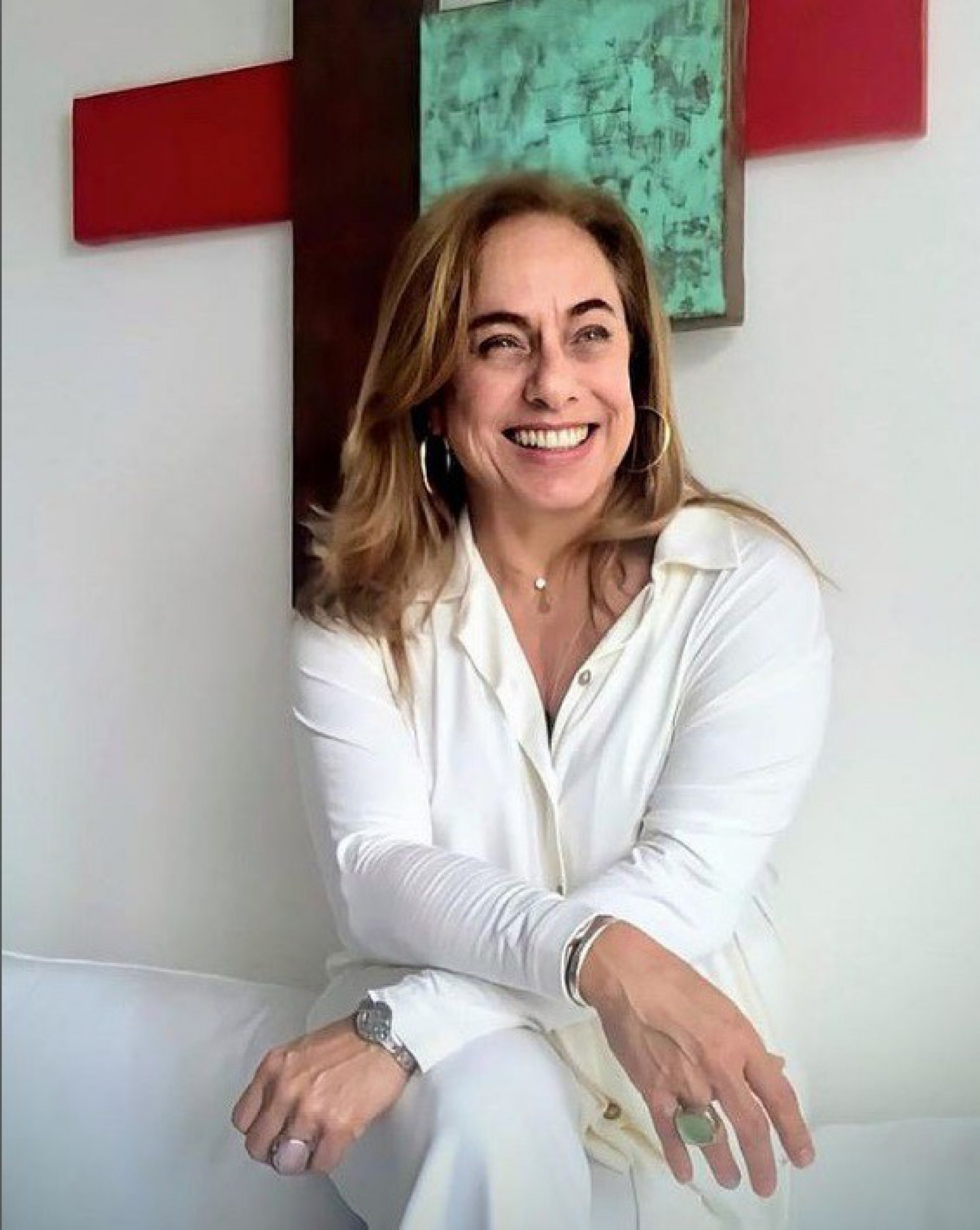 Cissa Guimarães celebra dose de reforço da vacina contra Covid-19 - Reprodução/Instagram