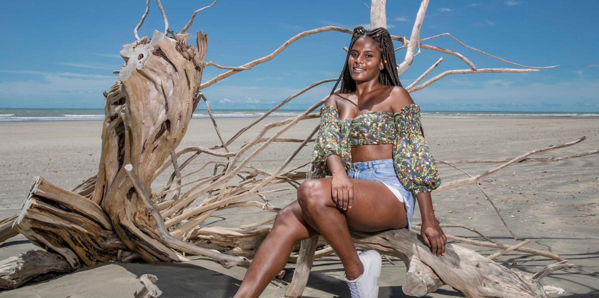 Dayane foi a primeira eliminada de 'No Limite' - Divulgação/Globo