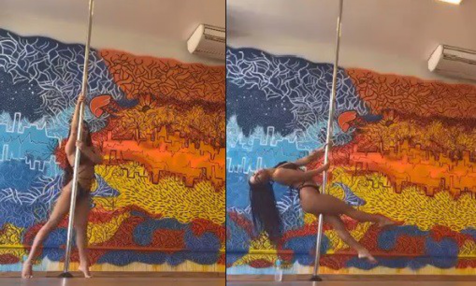 Maria voltou para as aulas de pole dance  - Reprodução/Instagram