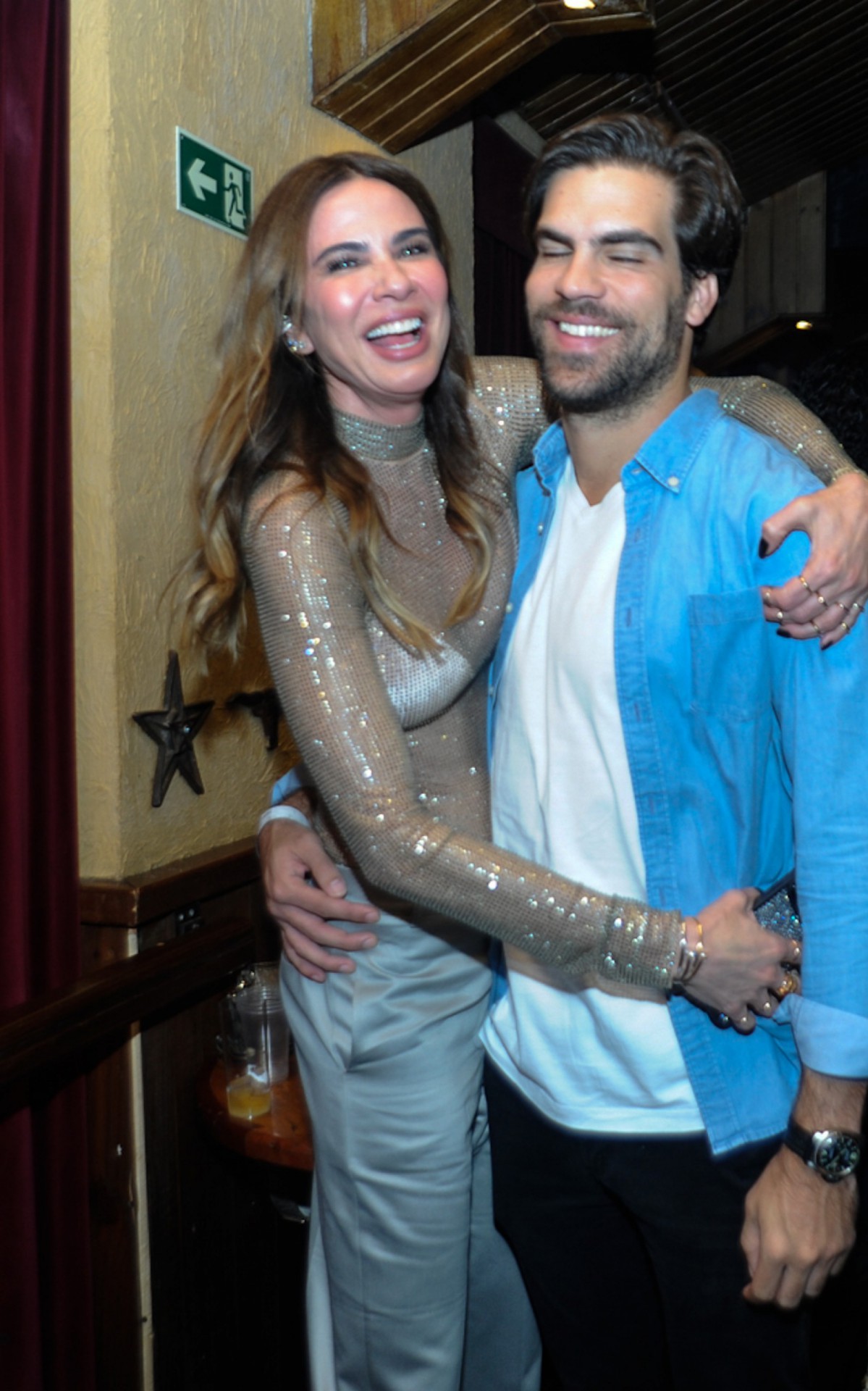 Luciana Gimenez e o namorado, Renato Breia