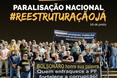 No Rio, policiais federais organizam nova mobilização por aumento salarial