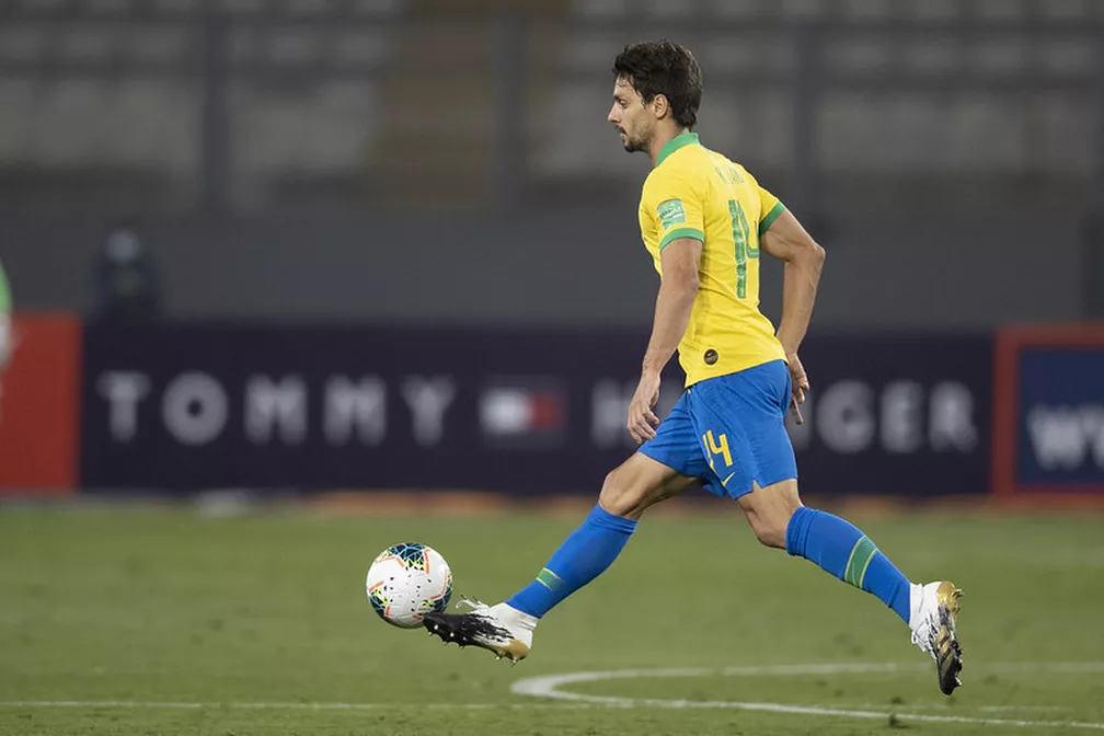 Rodrigo Caio atuando pela Seleção Brasileira - Lucas Figueiredo/CBF