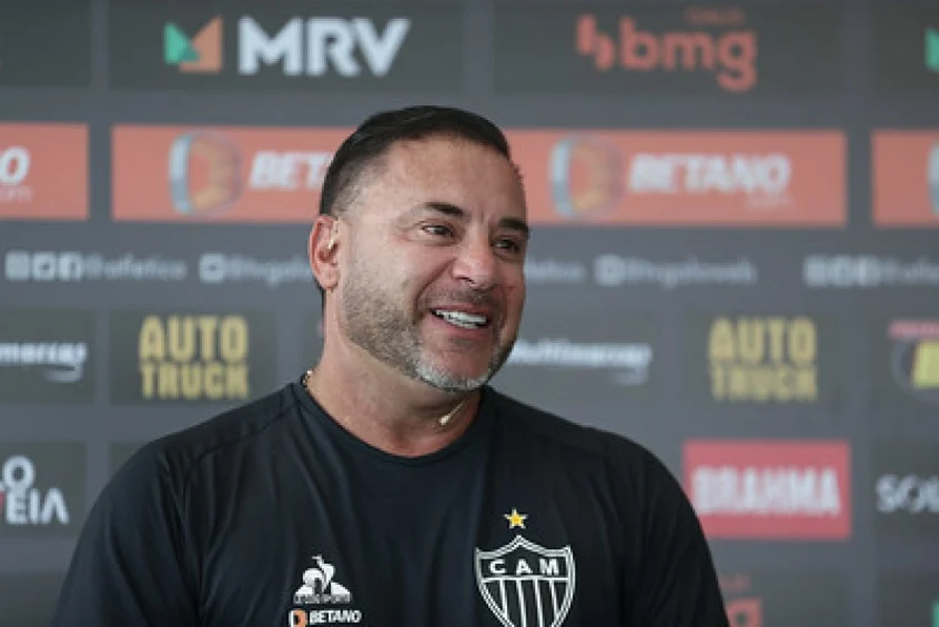 El Turco Mohamed, treinador do Atlético-MG - Pedro Souza/Atlético-MG