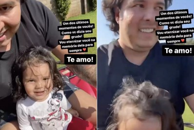 Viúva de Aleksandro publica registros dos últimos momentos do cantor com a filha