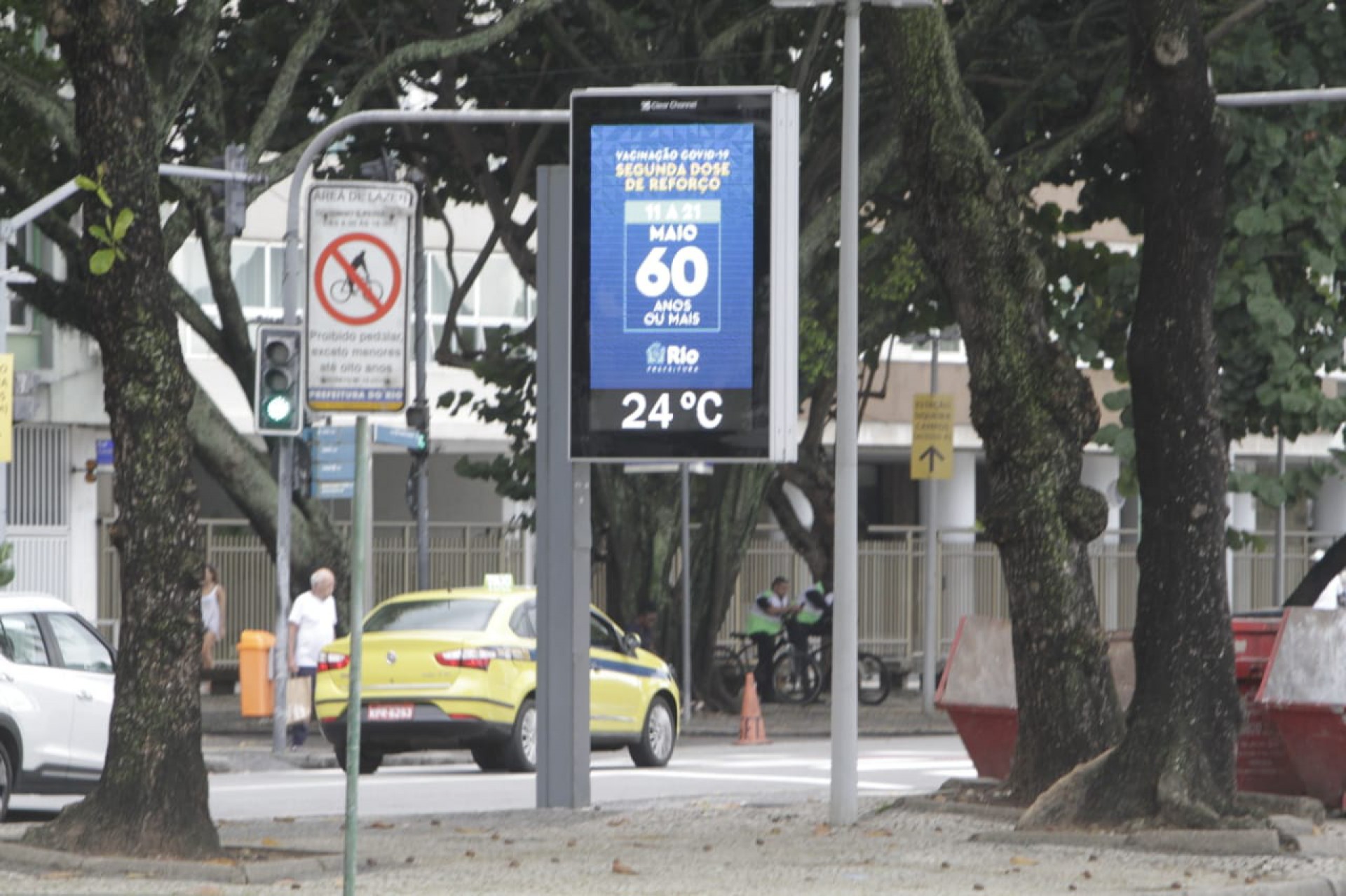 Com chegada de frente fria, Rio amanheceu com baixas temperaturas e céu nublado - Marcos Porto/Agência O DIA