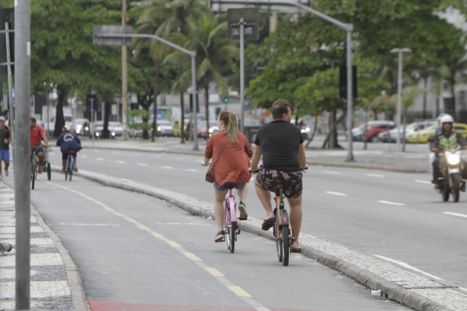 Com chegada de frente fria, Rio amanheceu com baixas temperaturas e céu nublado - Marcos Porto/Agência O DIA