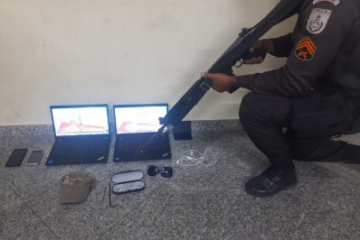 Criminoso é preso ao tentar roubar computadores de banco em Madureira