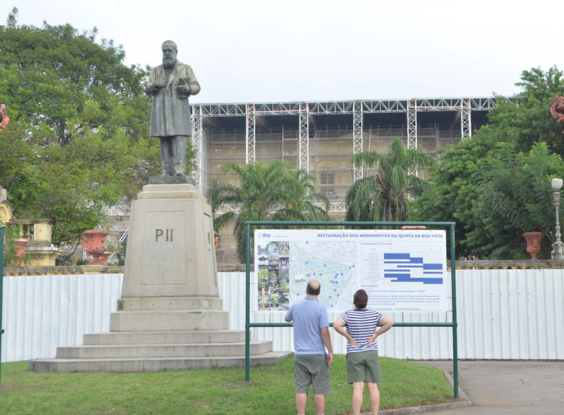 Prefeitura inicia hoje obra de revitalização da Quinta da Boa Vista - Sandro Vox / Agência O Dia