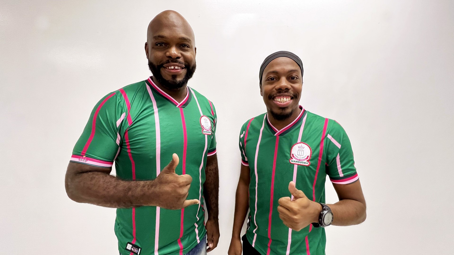 Taranta Neto e Rodrigo Explosão são os novos mestres de bateria da Mangueira para o Carnaval 2023 - Divulgação / Estação Primeira de Mangueira