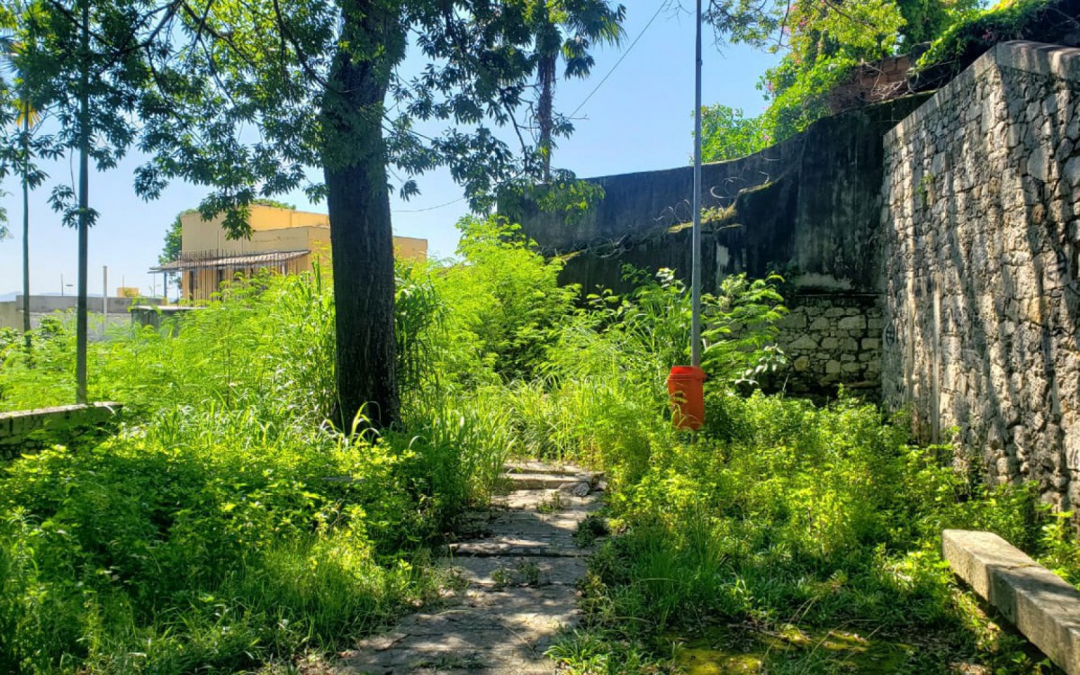 Parque Lúcio Costa antes da chegada da Comlurb