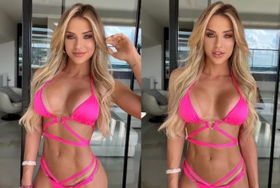 Gabi Martins posa com biquíni estiloso para curtir dia de piscina