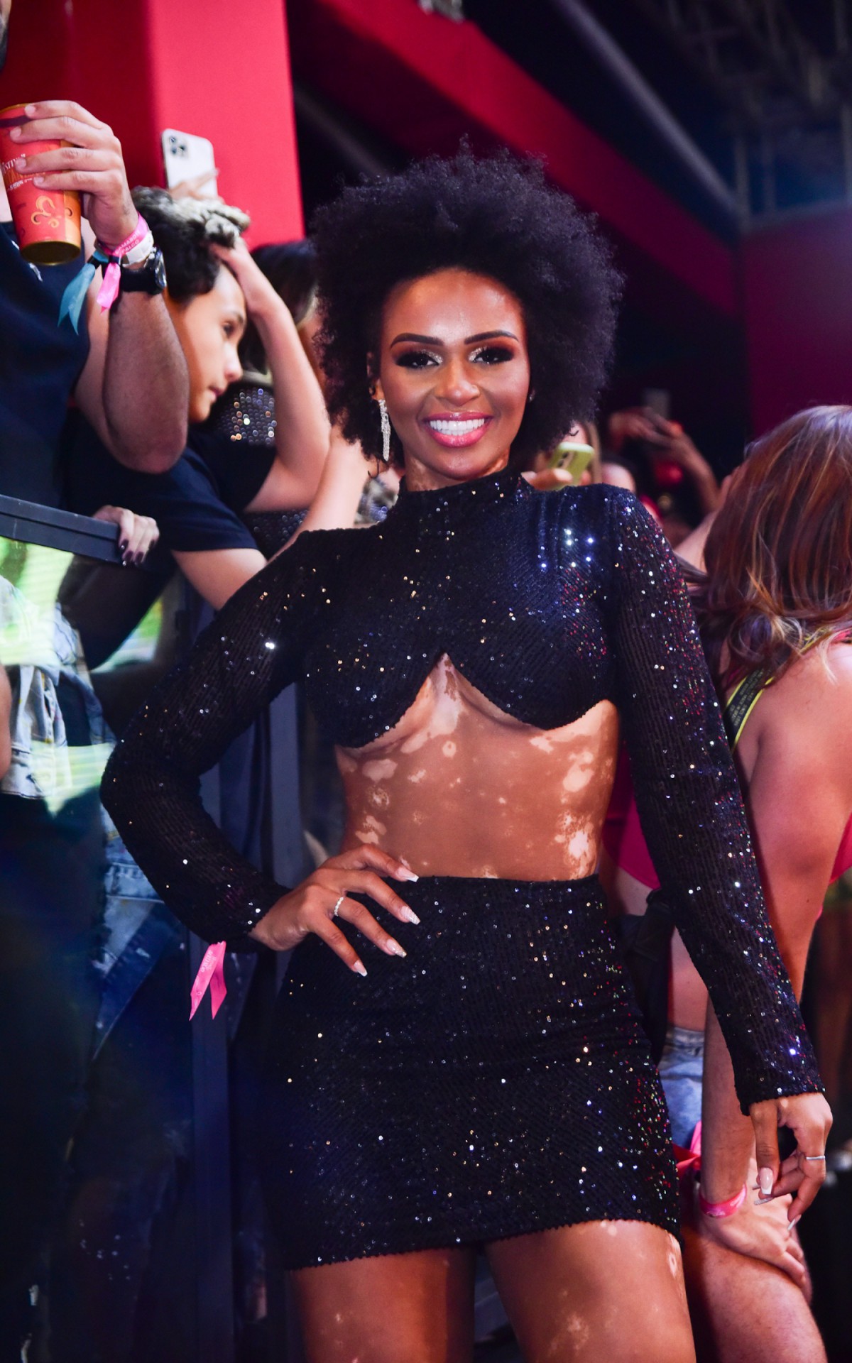 Nat&aacute;lia Deodato assiste ao show de Z&eacute; Felipe em Minas Gerais