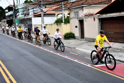 Prefeitura inaugura a ciclovia da Avenida Professor João Brasil