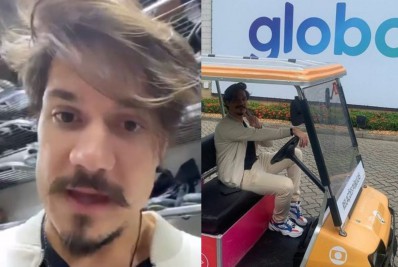 Ex-BBB Eliezer faz tour pela Globo e pede emprego: 'Onde manda o currículo?'