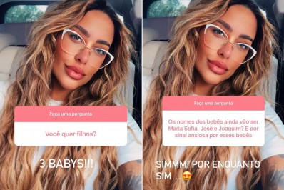 Rafaella Santos conta que pensa em ter três filhos