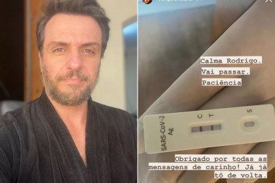 Rodrigo Lombardi testa positivo para Covid e desabafa: 'Paciência'
