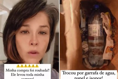 Samara Felippo sofre golpe em compra feita por aplicativo de entregas