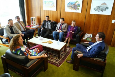 Secretário das Culturas foi defender a derrubada dos vetos às Leis 