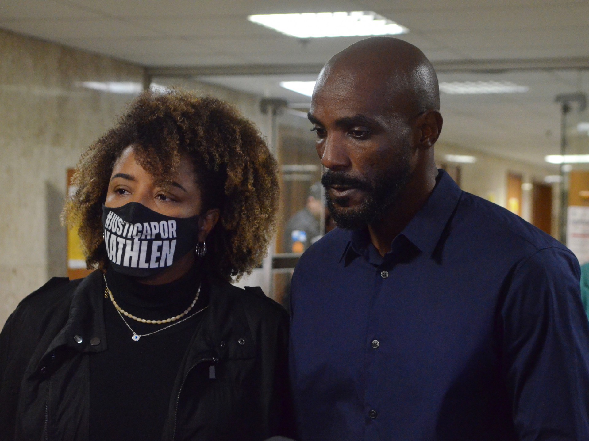 Luciano Gon&ccedil;alves e Jaqueline de Oliveira, pais de Kathlen Romeu - Arquivo / Ag&ecirc;ncia O Dia